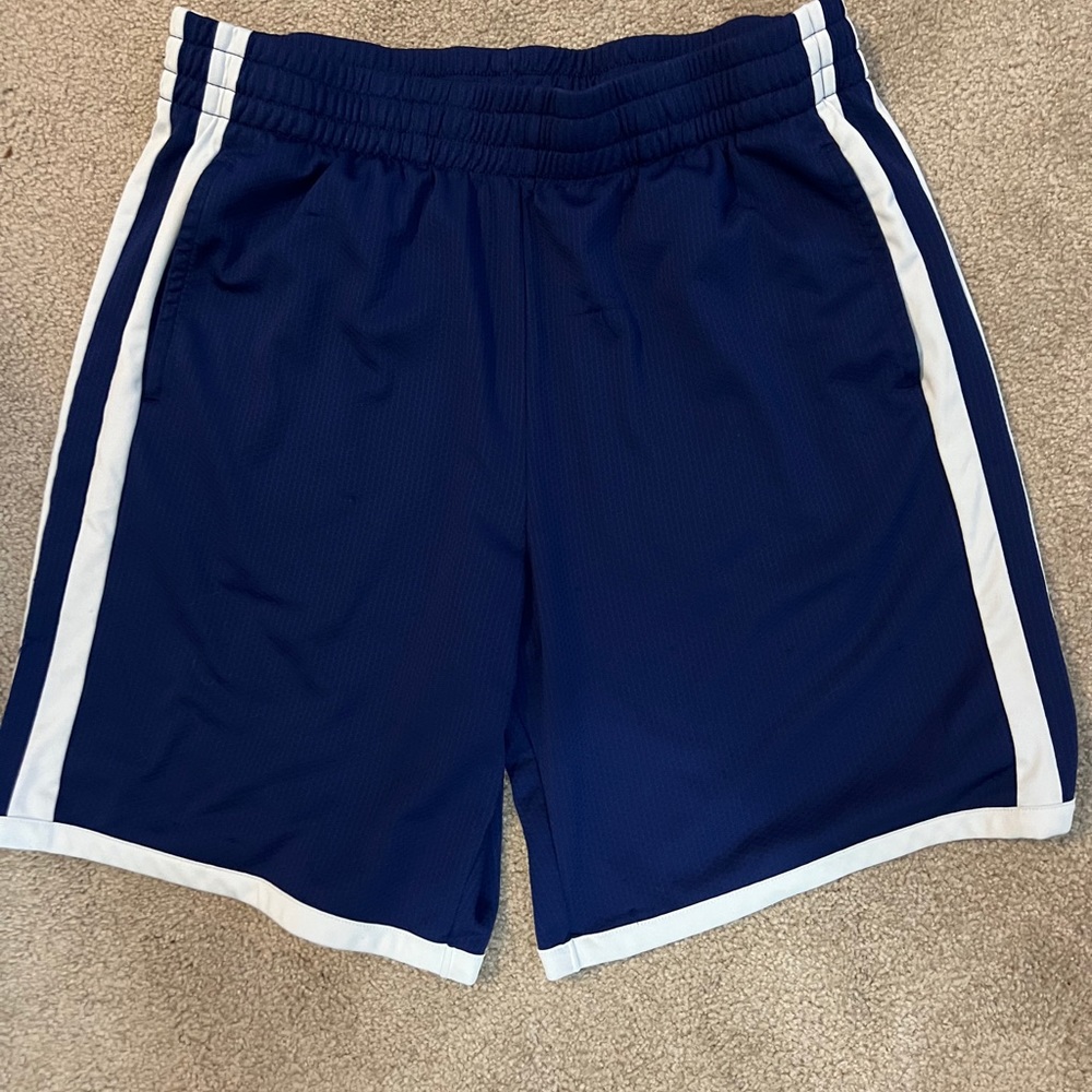 Blue TekGear bball shorts size Large